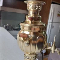 سماور ذغالی برنجی|کلکسیون اشیاء عتیقه|شهریار, شهریار|دیوار