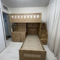 تخت دوطبقه کودک و نوجوان چندمنظوره