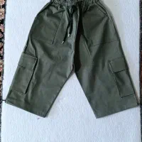 تک و عمده شلوارک کتان کش