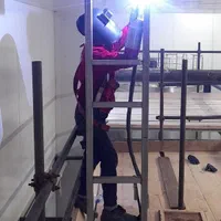 کاشت میلگرد نصب صفحه و جوشکاری|خدمات پیشه و مهارت|قزوین, |دیوار