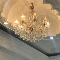 لوستر ۸ شاخه کریستال چک