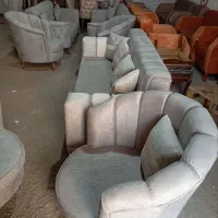 مبل راحتی خاص مدل صدفی طرح بروز