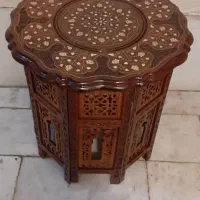 میز هندی دکوری چوبی مجسمه چوبی|میز تلفن|مشهد, شفا|دیوار
