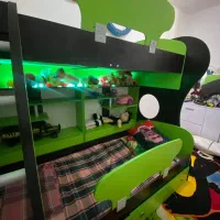 تخت دو طبقه جنس عالی نو نو|تخت و سرویس خواب|کرمانشاه, |دیوار