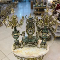 ساعت شمعدان خروسی