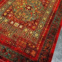 فرش کلکسیون هلنا ابرشیم ماشینی مطابق ۷۷رج دستباف