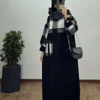 پالتو کفتان چارخونه پشمی سوییت شیک سایز ۴۲تا ۵۰ ۵۲|لباس|قم, علی آباد سعدگان|دیوار