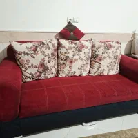 مبلمان ۷ نفره کارکرده و عسلی مبلمان|مبلمان خانگی و میز عسلی|قم, شهرک مهدیه (مدرس)|دیوار