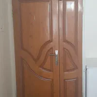 درب چوبی دولنگه