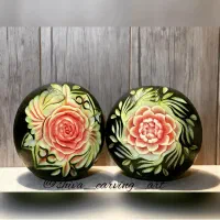 حکاکی هندوانه سبد میوه ویژه شب یلدا|خدمات پذیرایی، مراسم|شیراز, رحمت‌آباد|دیوار