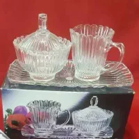 سرویس سه تیکه کریستال ژاپنی