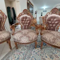 مبلمان سلطنتی منبت ظریف|مبلمان خانگی و میز عسلی|اصفهان, آفاران|دیوار