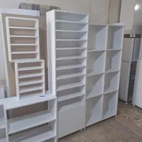 قفسه میز کانتر ویترین پیش ساخته|کتابخانه، شلف، قفسههای دیواری|شیراز, تاچارا|دیوار