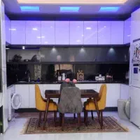 ست مبل تخت شو چوب راش درجه یک با میز غذا خوری نو