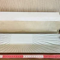 دیواری شیشه ای دو لامپه کاملا نو همراه جعبه