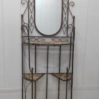 میز آرایش فلزی|آینه|امیدیه, |دیوار