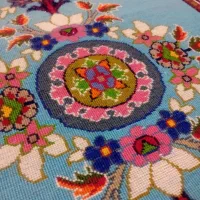 قالیچه ی دستباف|فرش|ایلام, |دیوار