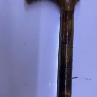 عصا کله گاوی حک شده