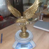 دو عدد مجسمه برنج