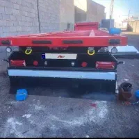 تریلی کمپرسی کفی لبه دار تیغه کانتین رول کش