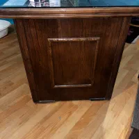 میز اداری چوب گردو