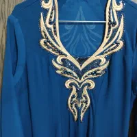 پیراهن بلند دنباله دار حریر