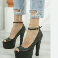 کفش پاشنه بلند مشکی سایز41