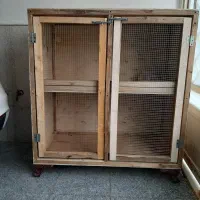 قفس چوبی ۲طبقه