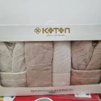 حوله ۲ نفره ست کامل برند koton زیر قیمت