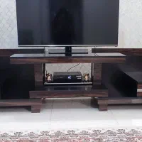 میز تلویزیون هایگلاس زیبا ،درحدنو
