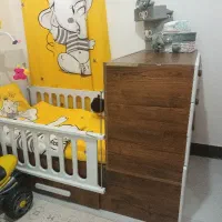 تخت و کمد بچه نو|تخت و صندلی بچه|ساوه, |دیوار