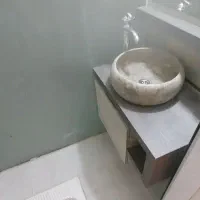 باکس آینه و روشویی ست کامل