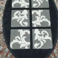 قالیچه بیضی شکل