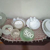 مقداری چینی قدیمی|ظروف سرو و پذیرایی|شاهین‌شهر, فیض|دیوار