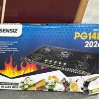 فروش اجاق گاز صفحه ای شیشه ای کاملا سالم