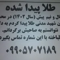 طلا پیدا شده