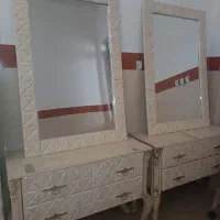 کنسول آینه و صندلی چرخ دار|بوفه، ویترین، کنسول|گنبد کاووس, |دیوار