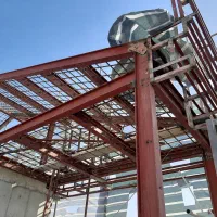 جوش وساخت نصب اسکلت فلزی سوله نما والپست سایبان و