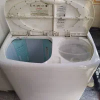 لباسشویی دوقلو سانی ویخچال کارکرده|ماشین لباسشویی و خشککن لباس|صدرا-فارس, فاز ۲|دیوار