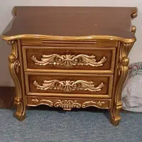 سرویس خواب بوفه آینه کنسول به فروش میرسد تمیز تمیز|تخت و سرویس خواب|خرمشهر, |دیوار