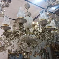 انواع لوستر و کنار سالنی برنزی|صنایع دستی و سایر لوازم تزئینی|قم, باغ کرباسی|دیوار