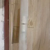 دیواره لاله طلایی با آویز کریستال در حد نو|لوستر و چراغ آویز|مشهد, کلاهدوز|دیوار