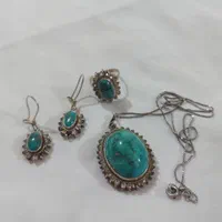 ست کامل فیروزه|جواهرات|مشهد, طلاب|دیوار