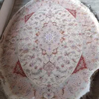 فرش دستباف بیضی ابعاد ۱.۵ در ۲ بافت استادکار