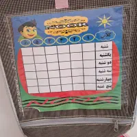 کیف مدرسه دخترانه چراغ دار در حد نو|کیف، کفش، کمربند|پردیس, فاز ۸|دیوار
