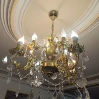 لوستر 8شعله برنز