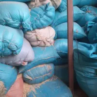 ۴ خروار کاه سفید گندم دیم خرمن کوب روستای فیال