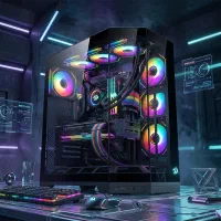 کیس گیمینگ نسل 14  Core i5  RX 9060 XT 16GB