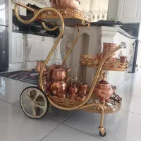 میزبار طلایی شیک و تمیز