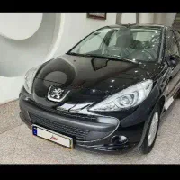 207 مدل1405 tu3  مشکی  تحویل درب نمایندگی